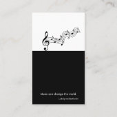 Carte De Visite Orchestre | Chef de la direction (Dos)