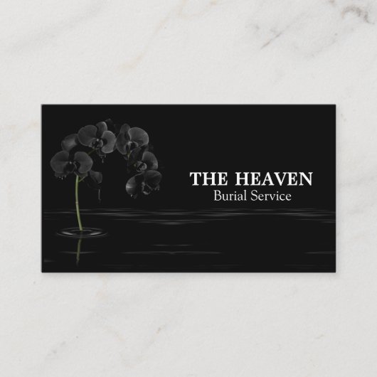 Carte De Visite Orchidée (Devant)