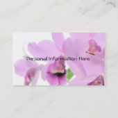 Carte De Visite Orchidée 1 (Dos)