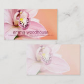 Carte De Visite Orchidée de Cymbidium (Devant / Derrière)