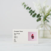 Carte De Visite Orchidée de Maroon Miltonia (Debout devant)