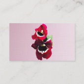 Carte De Visite Orchidée de Maroon Miltonia (Dos)