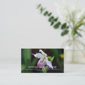 Carte De Visite Orchidée de Phragmipedium (Debout devant)