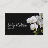 Carte De Visite Orchidée - Fleur (Devant)