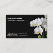 Carte De Visite Orchidée - Fleur hy6767 (Dos)