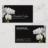 Carte De Visite Orchidée - Fleur hy6767 (Devant / Derrière)