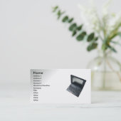 Carte De Visite Ordinateur connexe (Debout devant)