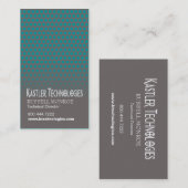 Carte De Visite Ordinateur de pointe bouleversé de technologie de (Devant / Derrière)