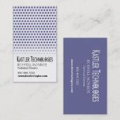 Carte De Visite Ordinateur de pointe bouleversé de technologie de (Devant / Derrière)