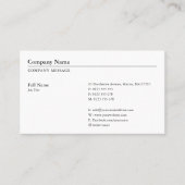 Carte De Visite Ordinateur professionnel classique (Devant)