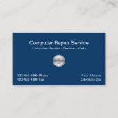 Carte de visite Ordinateurs simples (Devant)