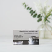 Carte De Visite Ordontiste dentiste avec combinaison de rendez-vou (Debout devant)