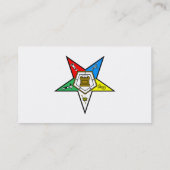 Carte De Visite Ordre de l'étoile orientale (Dos)