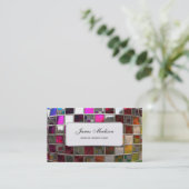 Carte De Visite Ordre de miroir d'arc-en-ciel (Debout devant)