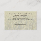 Carte De Visite Oreille solitaire d'orge dans un domaine (Dos)