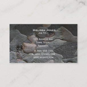 Carte de visite organique de photo d'écorce