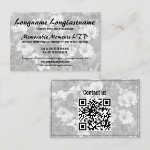 Carte De Visite Organisateur de commémorations d'entreprise
