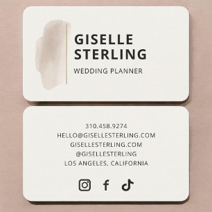 Carte De Visite Organisateur de mariage