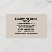 Carte De Visite Organisateur de placards Professionnel (Dos)