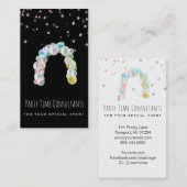 Carte De Visite *~* Organisateur d'événements de fête Ballets arc- (Devant / Derrière)