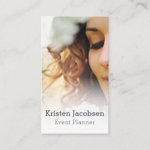 Carte De Visite Organisateur d'événements Entreprise féminine