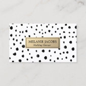 Carte De Visite organisateur élégant (Devant)