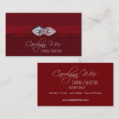 Carte De Visite - Organisateur élégant fascinant "incrusté de (Devant / Derrière)