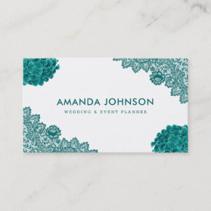 Carte De Visite Organisatrice de mariage floral de l'Hydrangea den