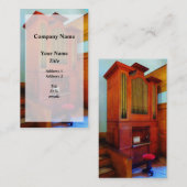 Carte De Visite Orgue d'église (Devant / Derrière)