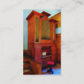 Carte De Visite Orgue d'église (Dos)