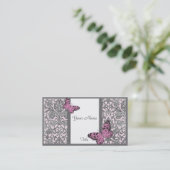 Carte de visite oriental Damas (rose) (Debout devant)