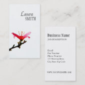 Carte De Visite ©Oriental Zen One Beauté unique Floral Flower (Devant / Derrière)