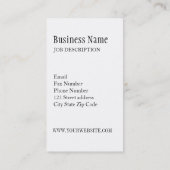 Carte De Visite ©Oriental Zen One Beauté unique Floral Flower (Dos)