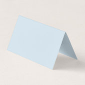 Carte De Visite Orientation : La tente horizontale pliée ne sont (Dos)