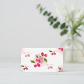 Carte de visite orienté de cerise mignonne (Debout devant)