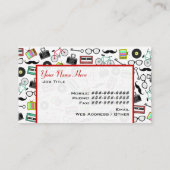 Carte de visite orienté de hippie (Dos)