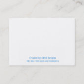 Carte De Visite Orientorchid - customisé (Dos)