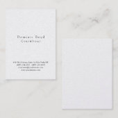 Carte De Visite Original Professionnel Design Moderne (Devant / Derrière)