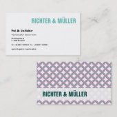 Carte De Visite Originelle Visitenkarte (Devant / Derrière)