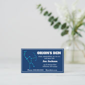 Carte De Visite Orion Constellation Toute entreprise (Debout devant)