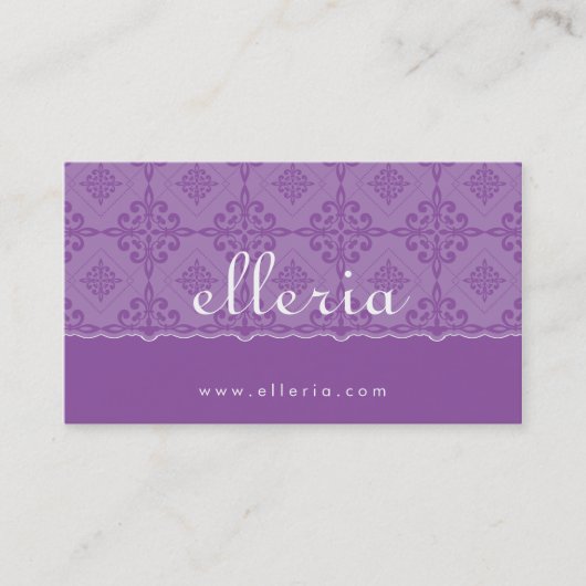 CARTE DE VISITE :: orné de motifs 1 (Devant)