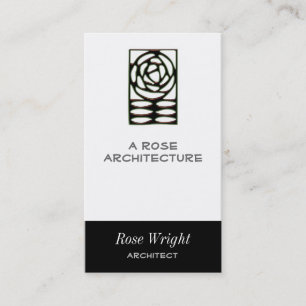 Carte De Visite Ornement d'art et d'artisanat rose