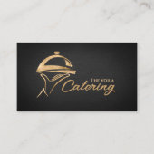 Carte De Visite Ornement en plateau doré (Devant)