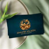 Carte De Visite Ornement Phoenix et Dragon
