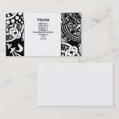 Carte De Visite ornements de tuile (Devant / Derrière)