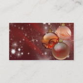 Carte De Visite Ornements et étoiles (Dos)