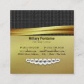 Carte de visite orthodontiste dentiste (Dos)