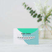 Carte de visite orthodontiste dentiste (Debout devant)