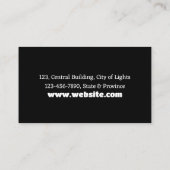 Carte De Visite Orthopédique (Dos)