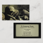 Carte De Visite os de catacombes (Devant / Derrière)